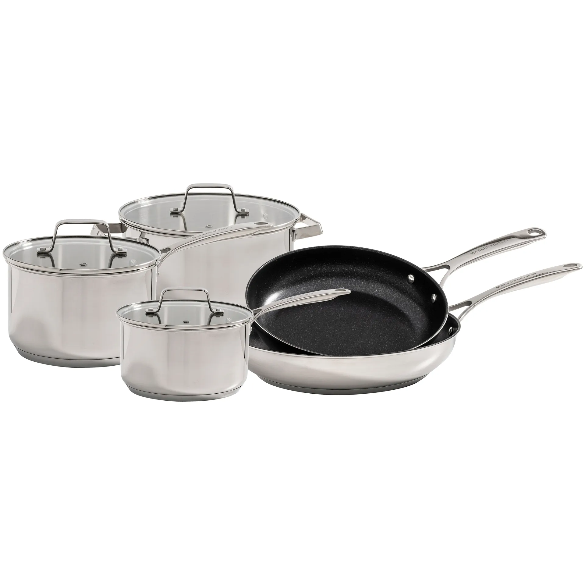 Markus Classic gryde- & kasserollesæt, 8 dele Markus Aujalay