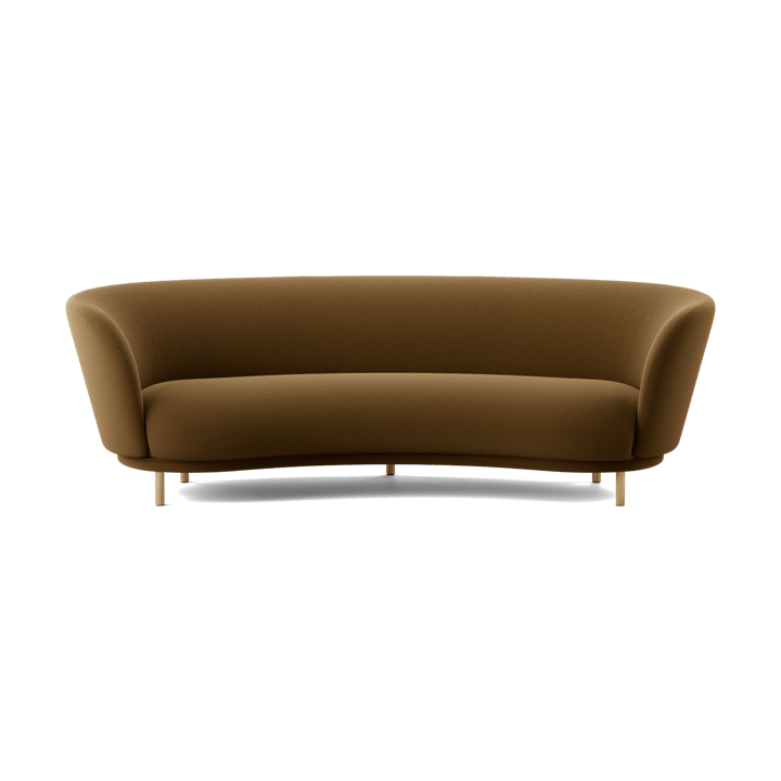 Dandy 3-personers sofa - Black oak - Kirkby Design, Spiral - 23 Monochrome - Massproductions