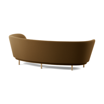 Dandy 3-personers sofa - Black oak - Kirkby Design, Spiral - 23 Monochrome - Massproductions