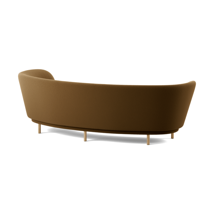 Dandy 3-personers sofa, Black oak - Kirkby Design, Spiral - 23 Monochrome Massproductions