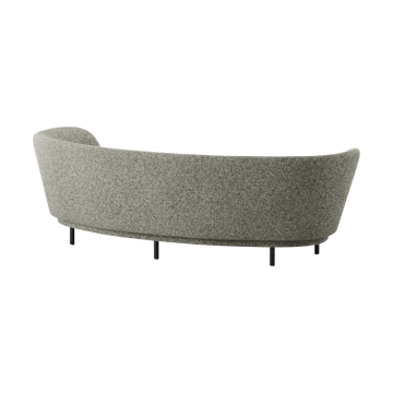 Dandy 3-personers sofa - Black oak - Kirkby Design, Spiral - 23 Monochrome - Massproductions