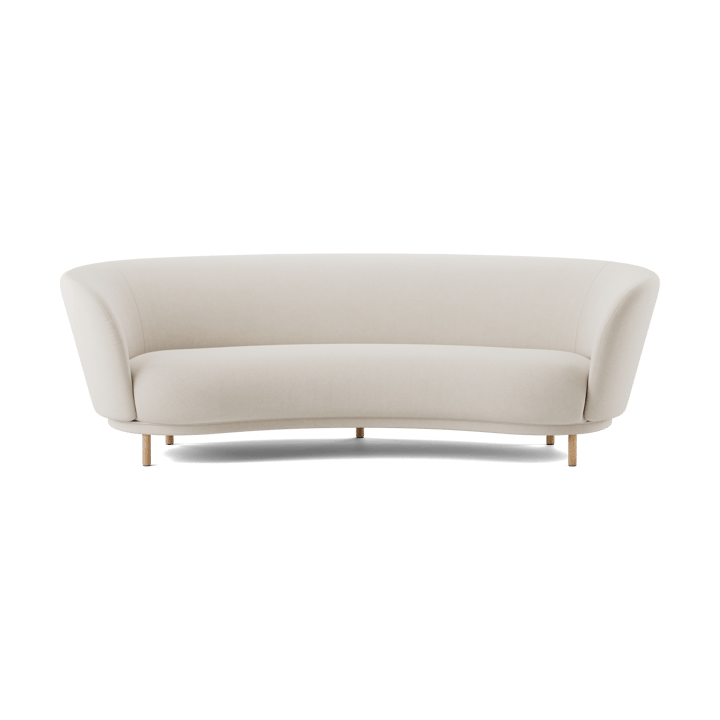 Dandy 3-personers sofa - Natural oak-Linara 05 Porridge - Massproductions