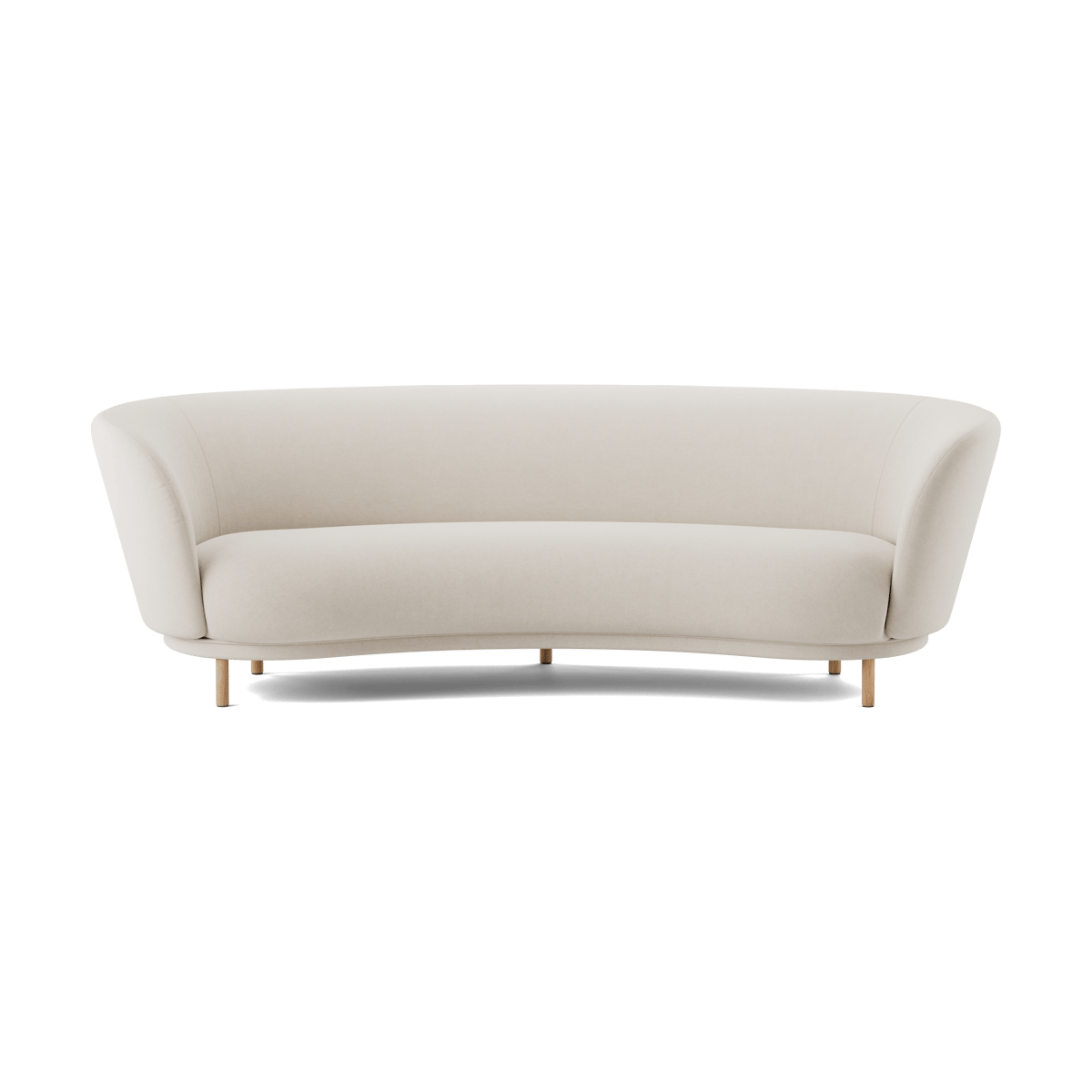 Massproductions Dandy 3-personers sofa Natural oak-Linara 05 Porridge