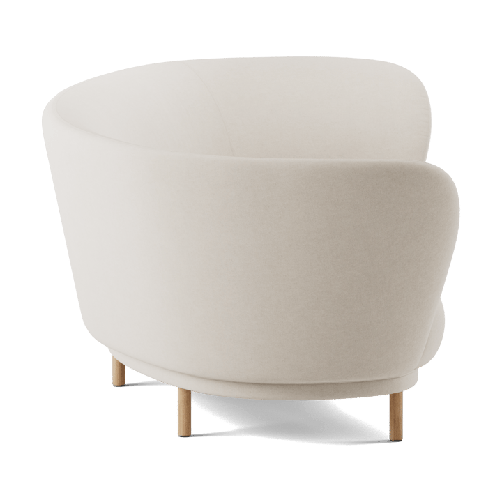 Dandy 3-personers sofa, Natural oak-Linara 05 Porridge Massproductions