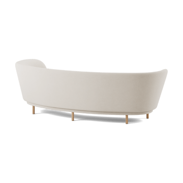 Dandy 3-personers sofa - Natural oak-Linara 05 Porridge - Massproductions