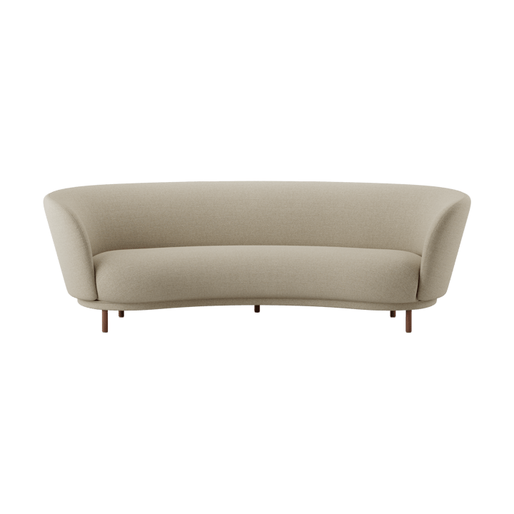 Dandy 3-personers sofa - Walnut-Ecriture 240 - Massproductions