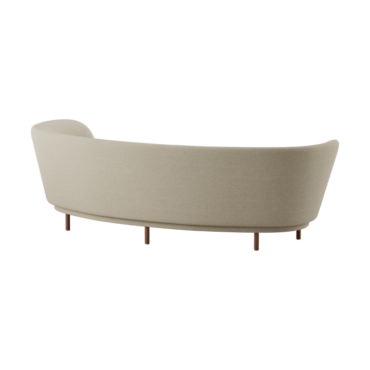 Dandy 3-personers sofa, Walnut-Ecriture 240 Massproductions
