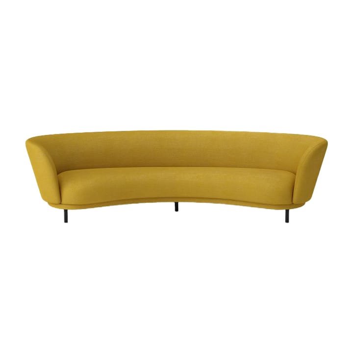 Dandy 4-personers sofa - Bejdset eg/Sacho Safire 017 - Massproductions