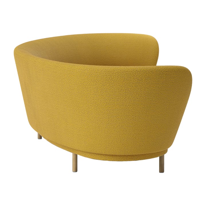 Dandy 4-personers sofa, Sacho Safire 017, egetræsben Massproductions