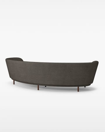 Dandy 4-personers sofa - Valnød/Sacho Safire 001 - Massproductions