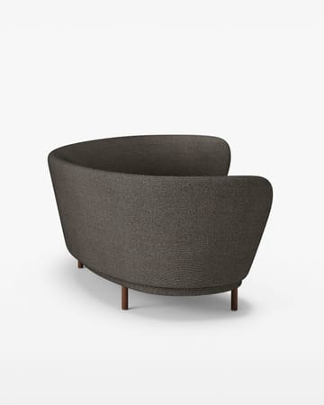 Dandy 4-personers sofa - Valnød/Sacho Safire 001 - Massproductions