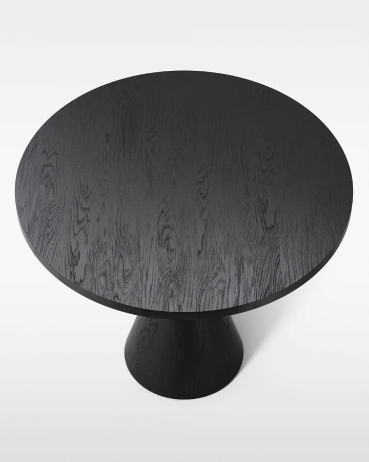 Draft spisebord Ø88 cm, Sortbejdset ask Massproductions