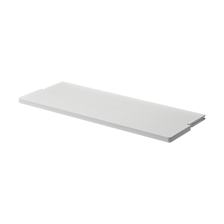 Gridlock Deep Shelf W800 hyldeplan - White stained Ash - Massproductions