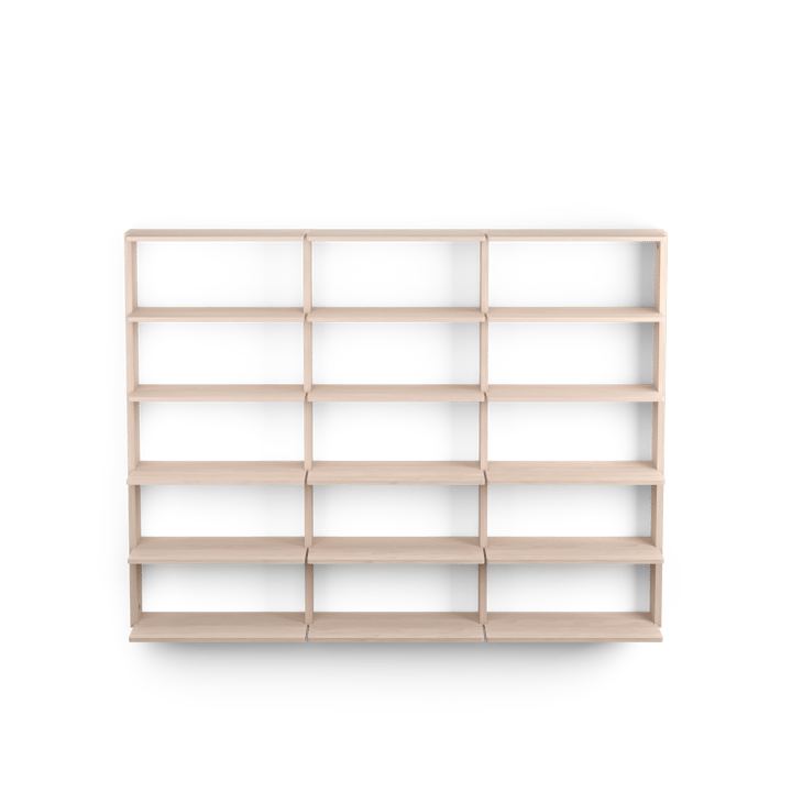 Gridlock - T3-A9-9 væghylde, Natural Ash Massproductions
