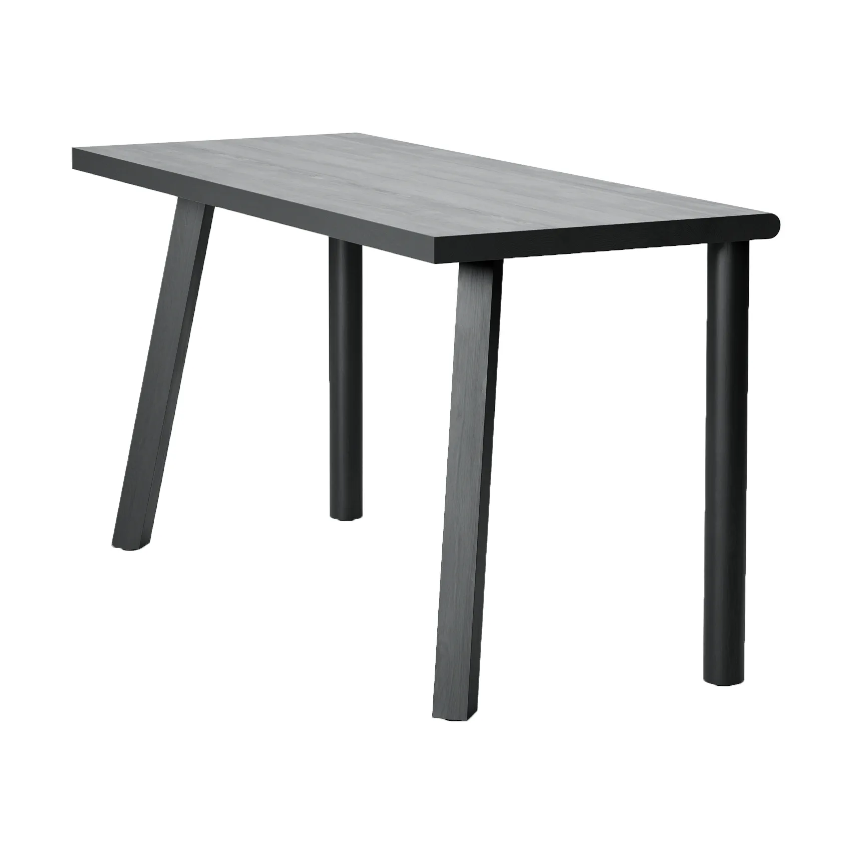 Homework skrivebord 140x60 cm, Sortbejdset ask Massproductions