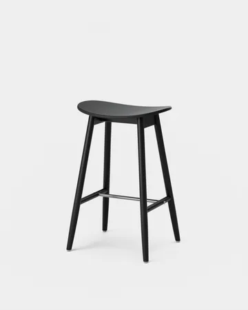 Icha barstol 65 cm - Sortbejdset bøg - Massproductions