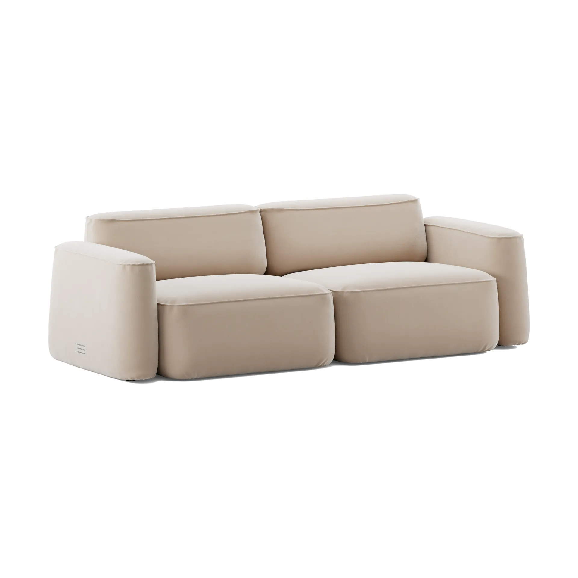 Patch 2,5-personers sofa, Atlantis 52 Alabaster Massproductions