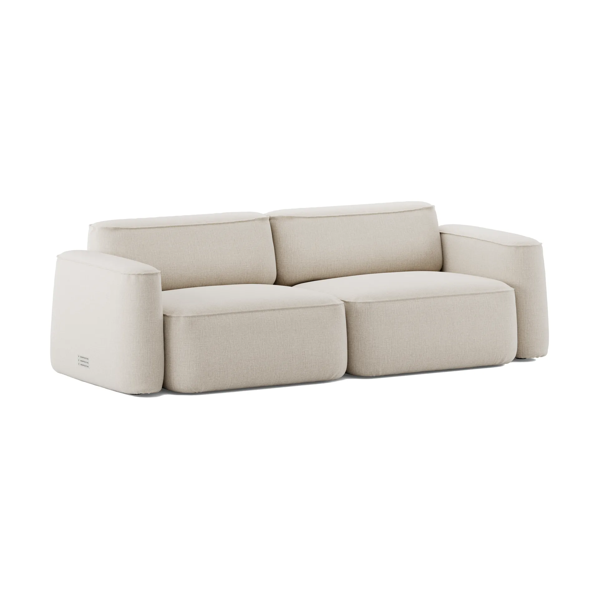 Patch 2,5-personers sofa, Linara 05 Porridge Massproductions