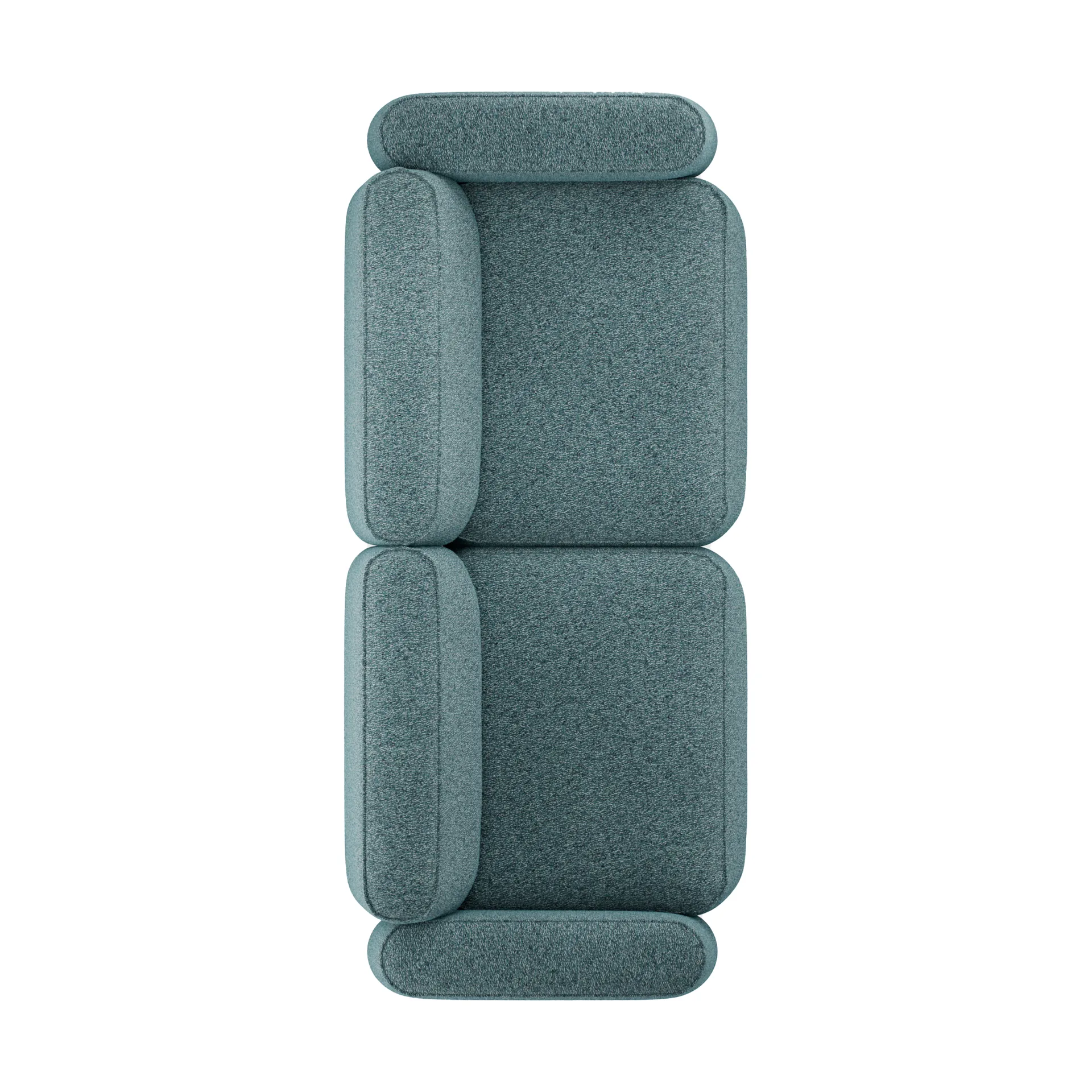 Patch 2,5-personers sofa, Spiral 06 Dragonfly Massproductions