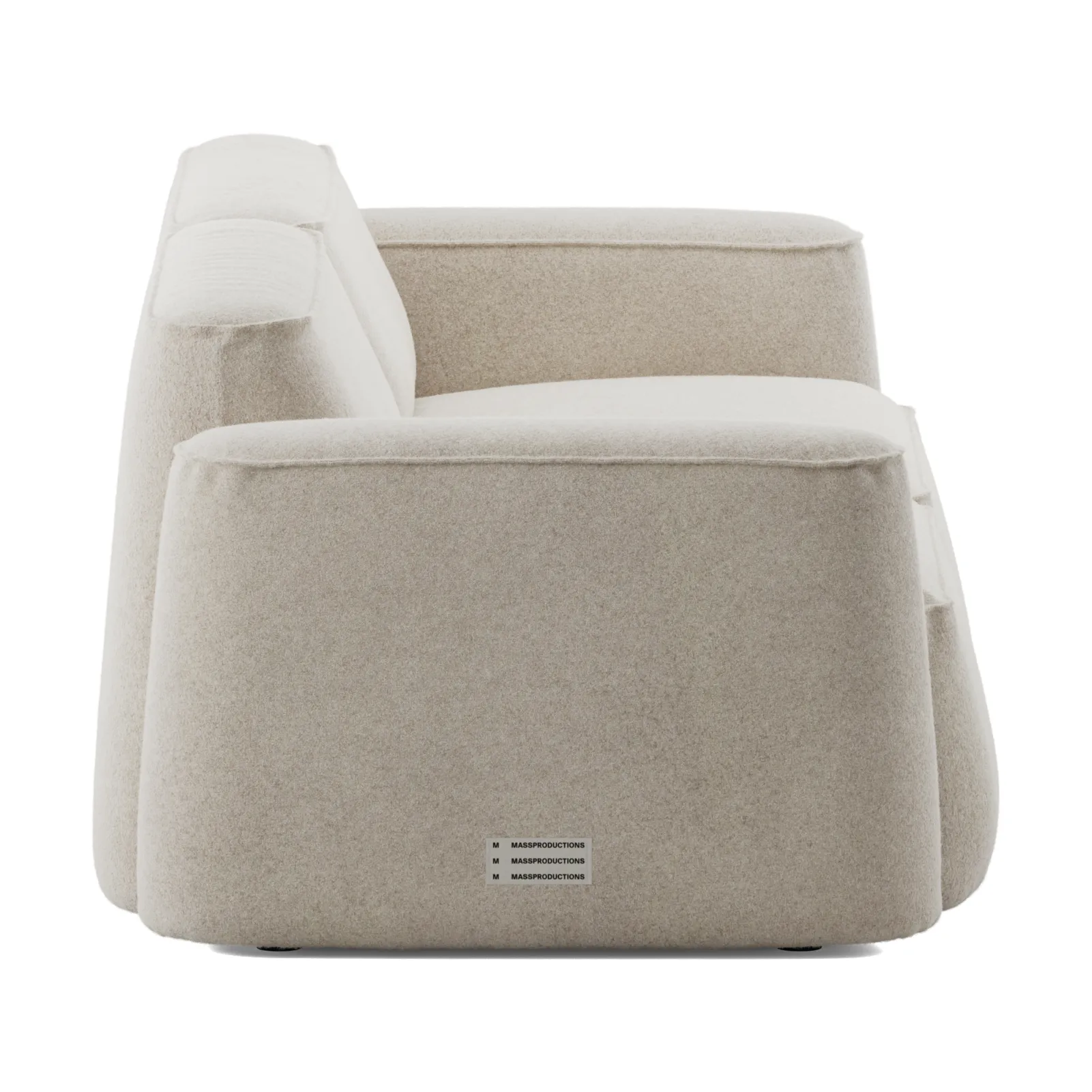 Patch 2,5-personers sofa, Spiral 21 Chalk Massproductions