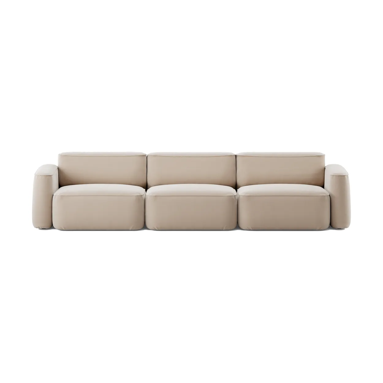 Massproductions Patch 3-personers sofa Atlantis 52 Alabaster