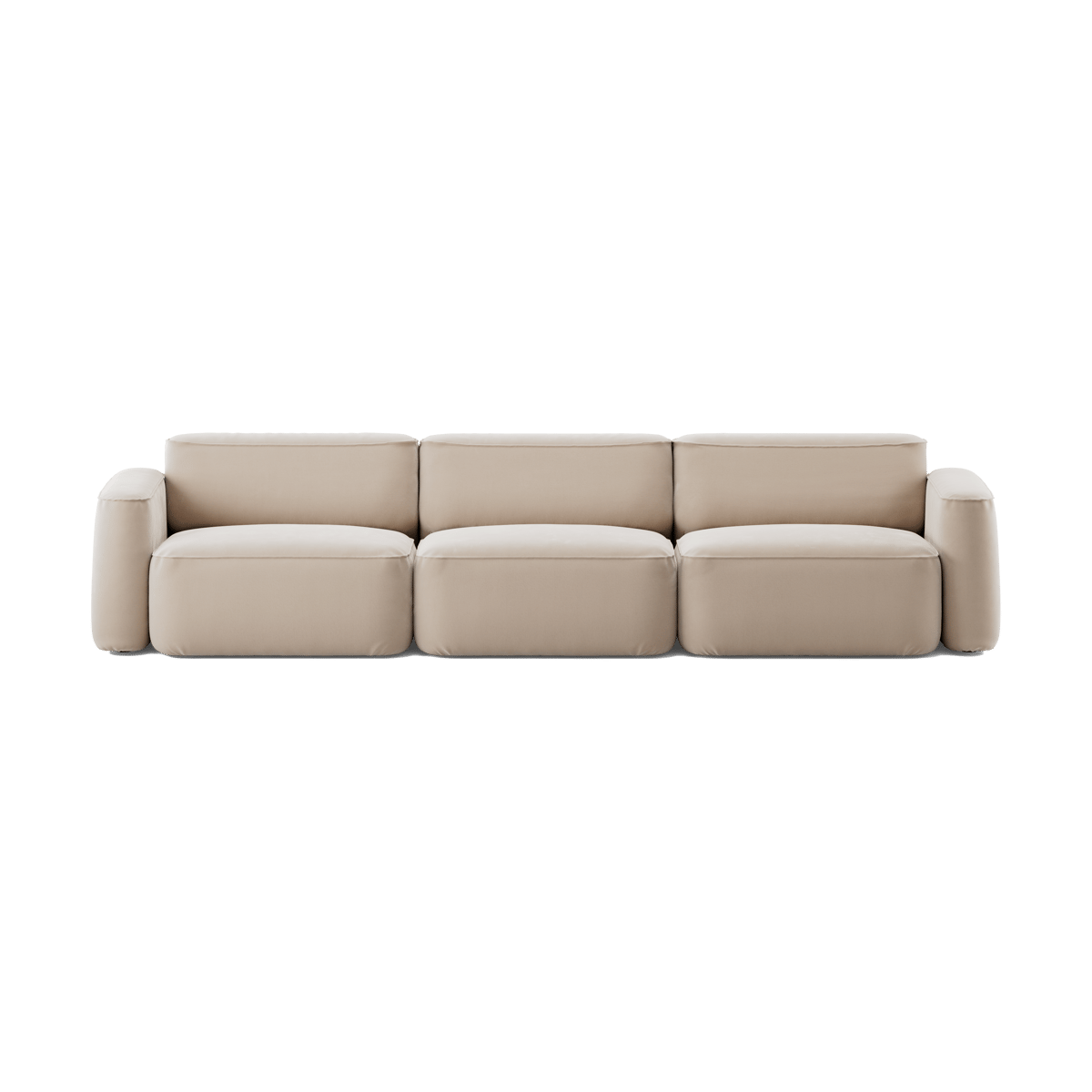Massproductions Patch 3-personers sofa Atlantis 52 Alabaster