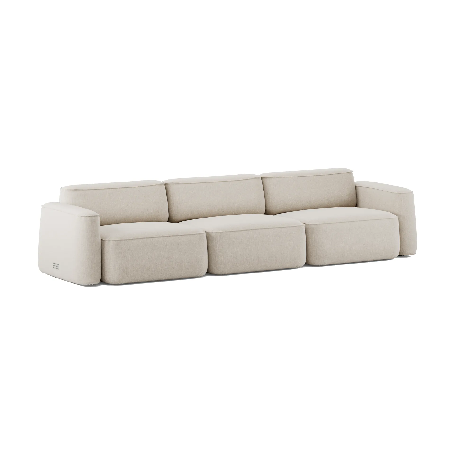 Patch 3-personers sofa, Linara 05 Porridge Massproductions