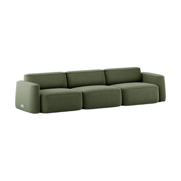 Patch 3-personers sofa - Linara 100 Tarragon - Massproductions