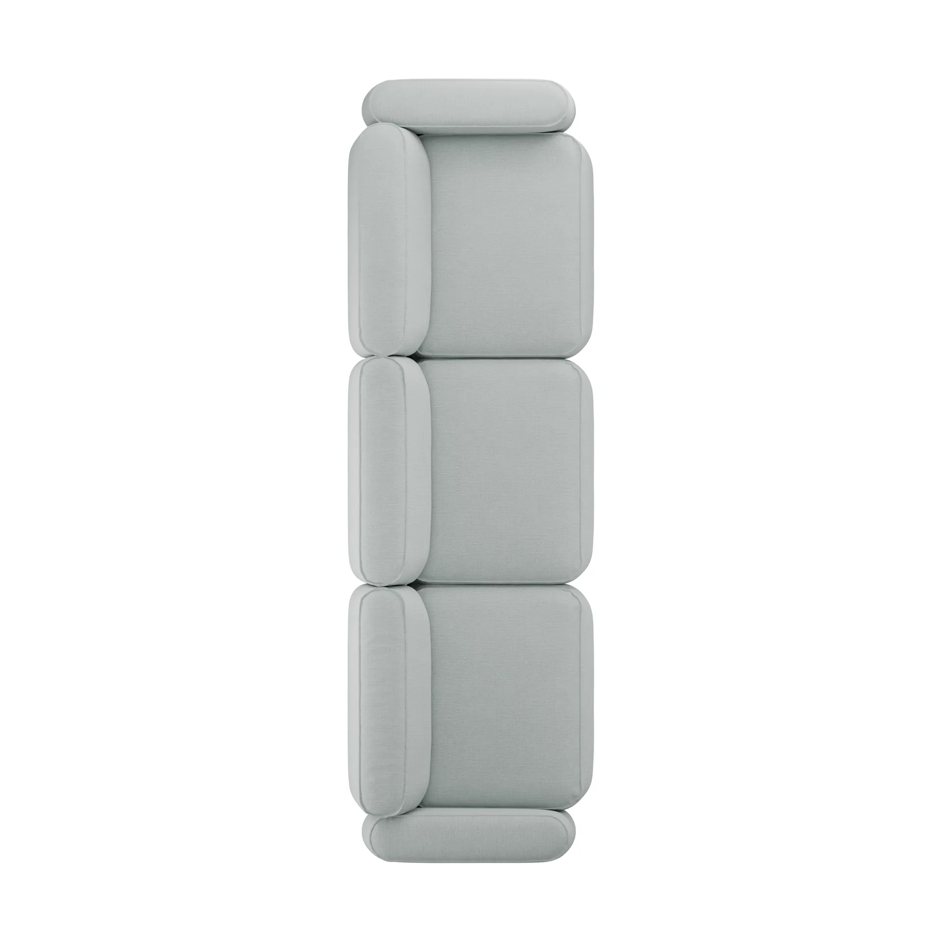 Patch 3-personers sofa, Linara 253 Swedish Grey Massproductions