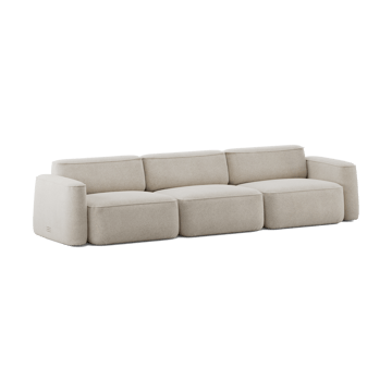 Patch 3-personers sofa - Spiral 21 Chalk - Massproductions