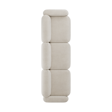 Patch 3-personers sofa - Spiral 21 Chalk - Massproductions
