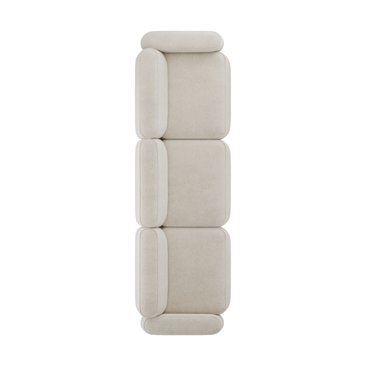 Patch 3-personers sofa, Spiral 21 Chalk Massproductions