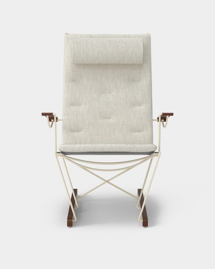 Spark Lounge Chair, ivory-valnødsbejdset bøg - Romo Ruskin Quill 7757/10 - Massproductions