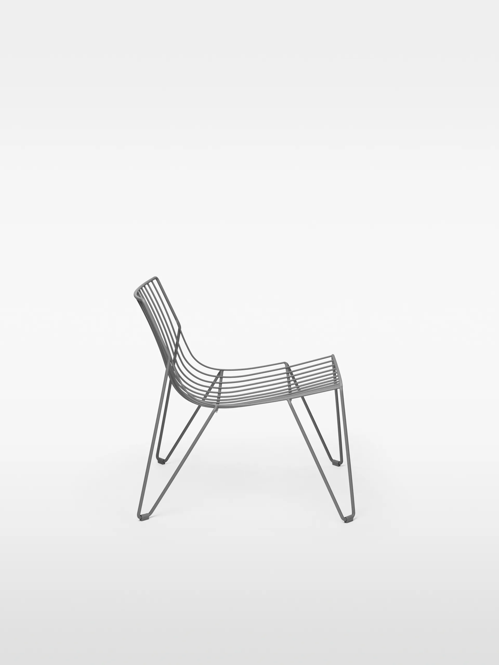 Tio easy chair loungestol, Stone Grey Massproductions