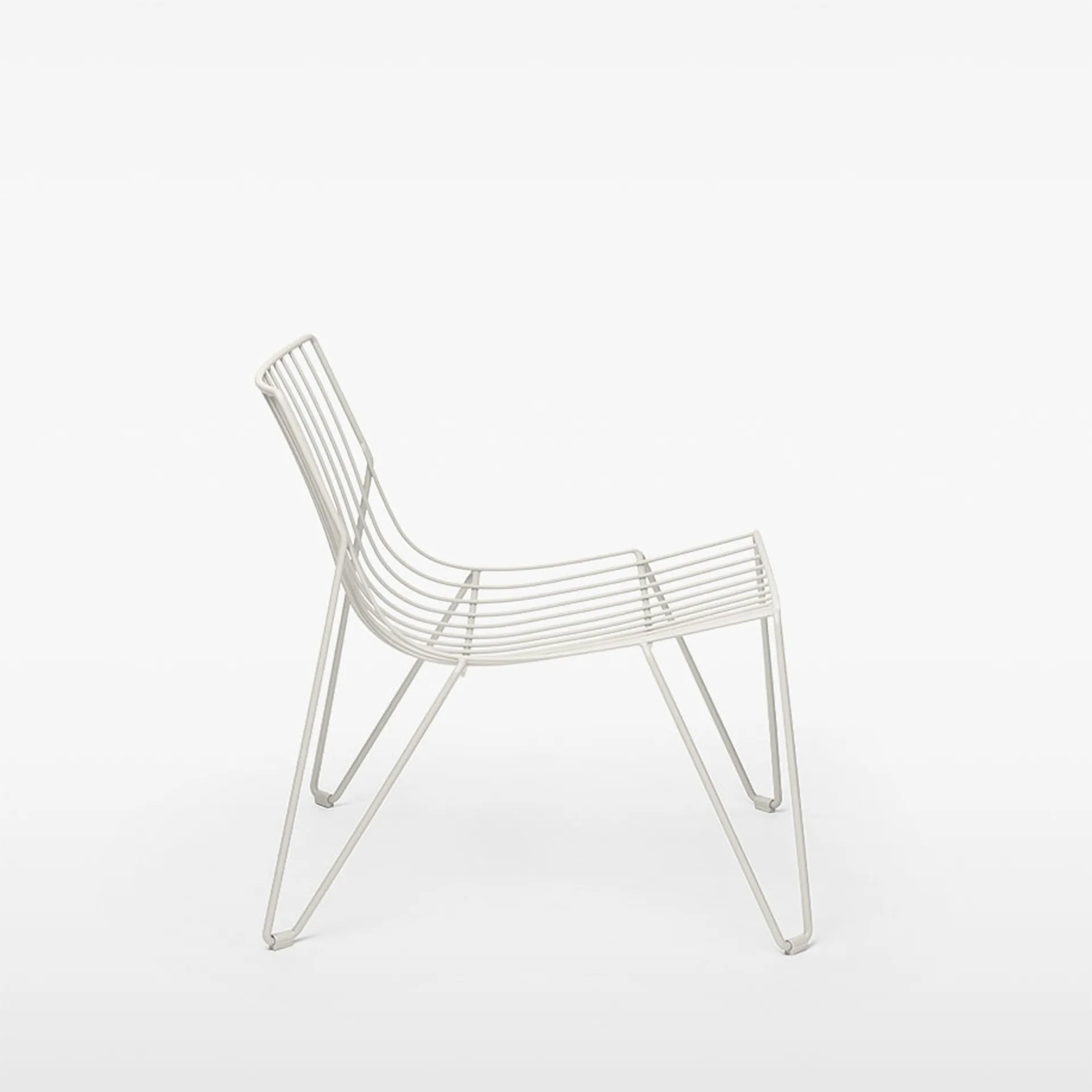 Tio easy chair loungestol, White Massproductions