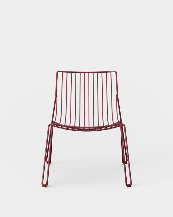 Tio easy chair loungestol - Wine Red - Massproductions