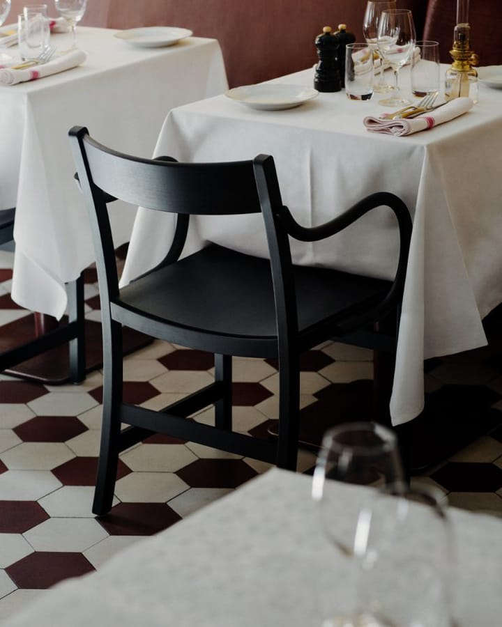 Waiter XL lænestol, Sortbejdset bøg Massproductions
