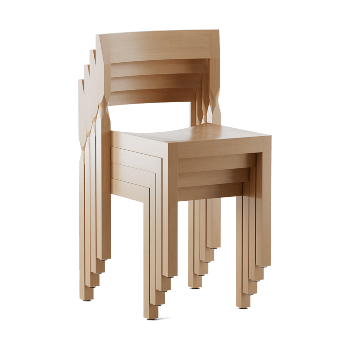 Woodwerk stol, Natural beech Massproductions