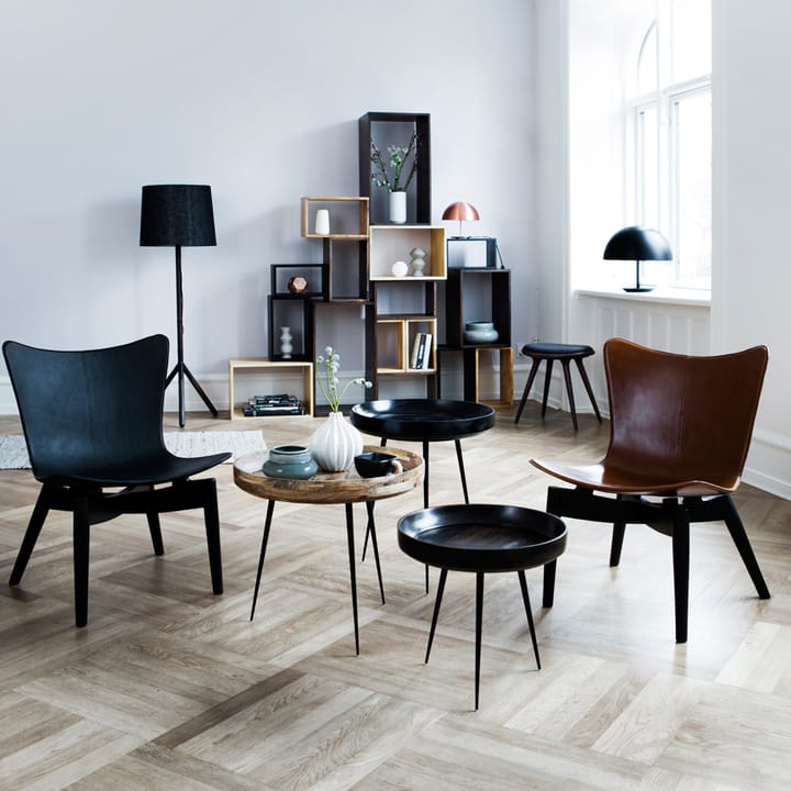 Bowl Small bord, Mango sirka grey, sort stel Mater