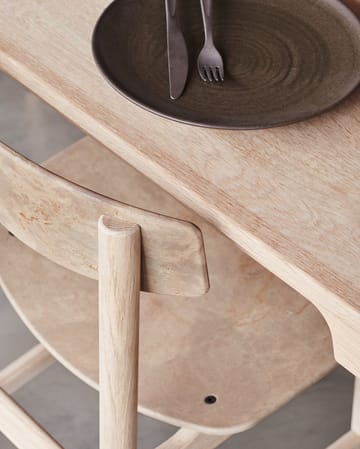 Conscious BM3162 stol - Soaped oak/Coffee waste light - Mater