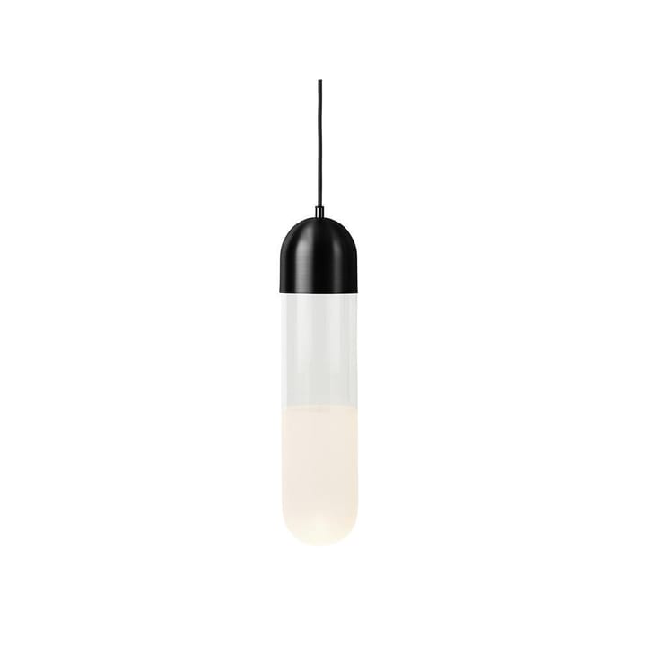 Firefly pendel, black, glas/sandblæst glasskærm Mater