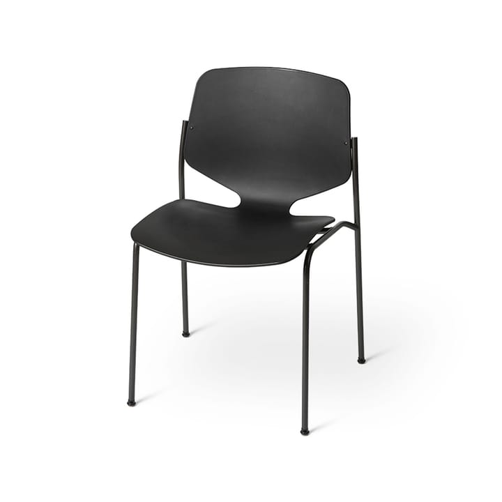 Nova Sea stol, black, sort understel i stål Mater