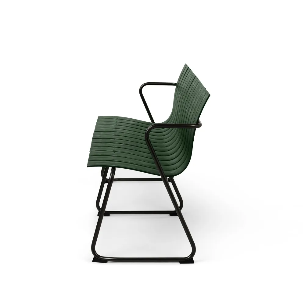 Ocean bænk, green Mater