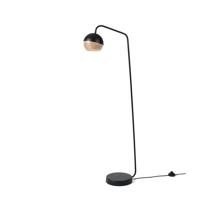Ray gulvlampe, Black - egedetalje på skærm Mater