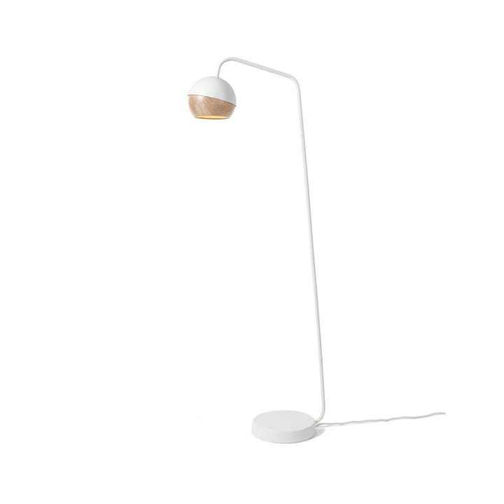 Ray gulvlampe, White - egedetalje på skærm Mater