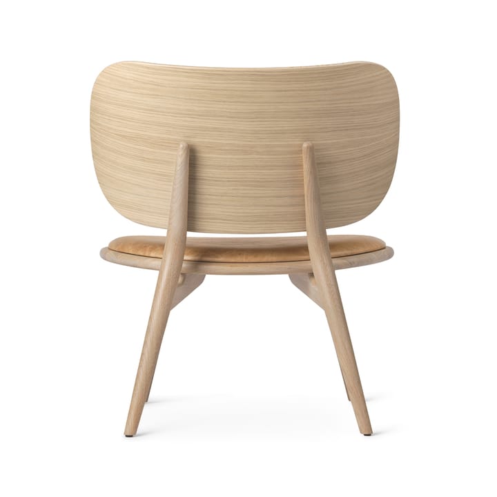 The Lounge Chair loungestol, Læder natural, matlakeret stel i eg Mater