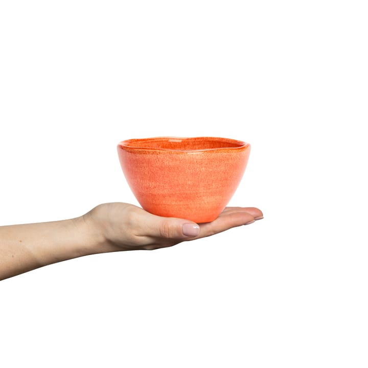 Basic organic skål – 12 cm - Orange - Mateus