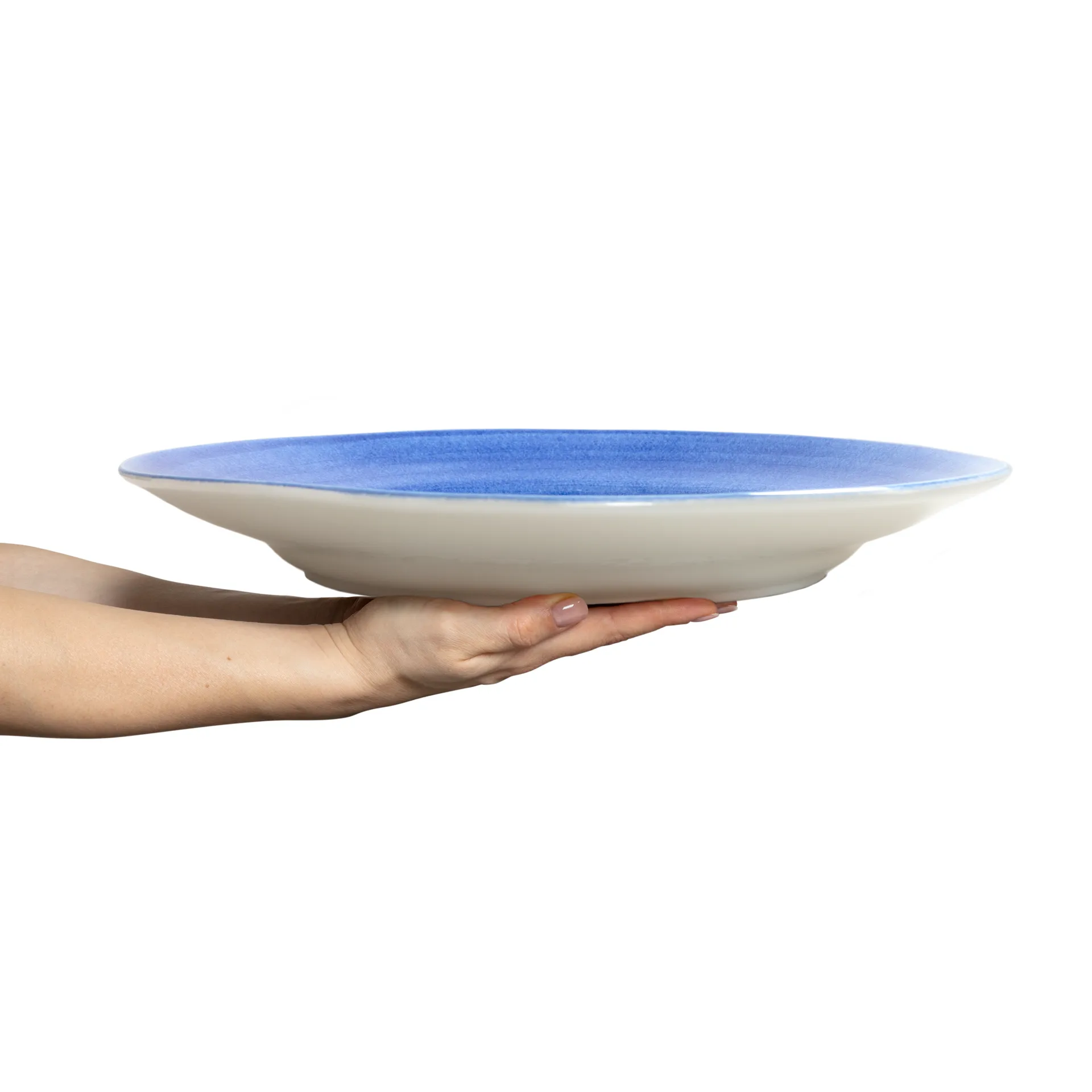 Basic serveringsfad Ø41 cm, Lyseblå Mateus