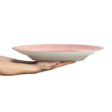 Basic serveringsfad Ø41 cm - Lyserød - Mateus