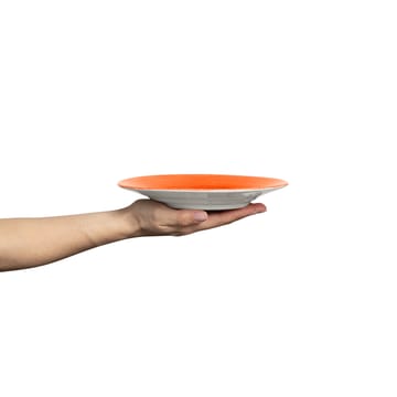 Basic tallerken – 21 cm - Orange - Mateus